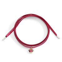 Charm Dodo Donna Cuore in Oro rosa Rubino sintetico DMC6000-HEART-SR09R - DMC6000-HEART-SR09R
